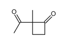 2-acetyl-2-methylcyclobutan-1-one结构式