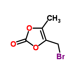 4-(Bromomethyl)-5-methyl-1,3-dioxol-2-one structure
