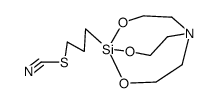 1-thiocyanato-3-(2,8,9-trioxa-5-aza-1-sila-bicyclo[3.3.3]undec-1-yl)-propane结构式