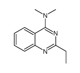 4-Quinazolinamine,2-ethyl-N,N-dimethyl-(9CI) Structure