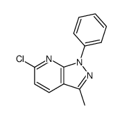 6-chloro-3-methyl-1-phenyl-1H-pyrazolo[3,4-b]pyridine Structure