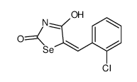 (5E)-5-[(2-chlorophenyl)methylidene]-1,3-selenazolidine-2,4-dione结构式
