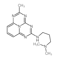 1,3-Propanediamine,N,N-dimethyl-N'-(5-methyl-1,3,4,6,9b-pentaazaphenalen-2-yl)- (9CI) structure