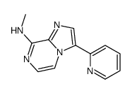 N-methyl-3-pyridin-2-ylimidazo[1,2-a]pyrazin-8-amine结构式