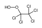 1,1,1,2,2-pentachloro-2-hydroperoxyethane Structure