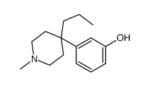 3-(1-methyl-4-propylpiperidin-4-yl)phenol Structure