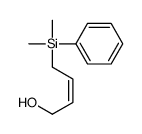 4-[dimethyl(phenyl)silyl]but-2-en-1-ol Structure