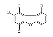 1,2,4,9-tetrachlorodibenzofuran Structure