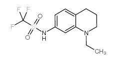 N-(1-Ethyl-1,2,3,4-tetrahydro-7-quinolinyl)-1,1,1-trifluoro-methanesulfonamide picture