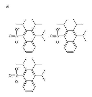 aluminum,2,3,4-tri(propan-2-yl)naphthalene-1-sulfonate结构式