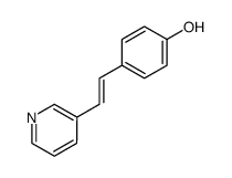 (E)-4-(2-(pyridin-3-yl)vinyl)phenol Structure