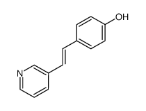 (E)-4-(2-(pyridin-3-yl)vinyl)phenol structure