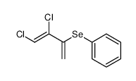 (Z)-1,2-Dichloro-3-(phenylseleno)butadiene结构式