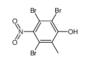 2,3,5-tribromo-6-methyl-4-nitro-phenol结构式