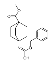 4-(Cbz-氨基)双环[2.2.2]辛烷-1-甲酸甲酯结构式