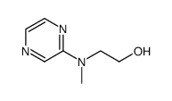 Ethanol, 2-(methyl-2-pyrazinylamino) Structure
