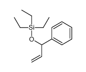 triethyl(1-phenylprop-2-enoxy)silane结构式