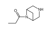 3,6-Diazabicyclo[3.1.1]heptane,6-(1-oxopropyl)- (9CI)结构式