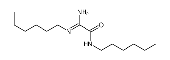 2-amino-N-hexyl-2-hexyliminoacetamide Structure