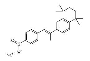 sodium,4-[(E)-2-(5,5,8,8-tetramethyl-6,7-dihydronaphthalen-2-yl)prop-1-enyl]benzenesulfinate Structure