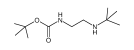 1,1-dimethylethyl {2-[(1,1-dimethylethyl)amino]ethyl}carbamate结构式