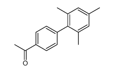 1-[4-(2,4,6-trimethylphenyl)phenyl]ethanone Structure