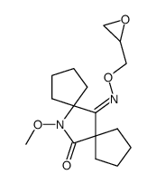 12-Methoxy-12-aza-dispiro[4.1.4.2]tridecane-6,13-dione 6-(O-oxiranylmethyl-oxime) Structure