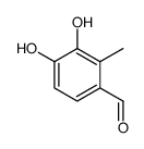 3,4-dihydroxy-2-methylbenzaldehyde structure