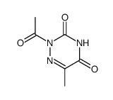 as-Triazine-3,5(2H,4H)-dione, 2-acetyl-6-methyl- (7CI)结构式