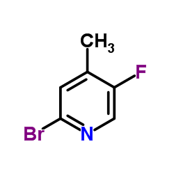 2-Bromo-5-fluoro-4-methylpyridine Structure