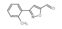 3-(O-TOLYL)ISOXAZOLE-5-CARBALDEHYDE picture