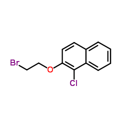2-(2-Bromoethoxy)-1-chloronaphthalene Structure