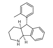 (4aS,5R,9bS)-5-o-Tolyl-2,3,4,4a,5,9b-hexahydro-1H-indeno[1,2-b]pyridine结构式