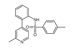 4-methyl-N-[2-(2-methylpyridin-4-yl)phenyl]benzenesulfonamide结构式