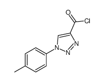 1-(4-methylphenyl)triazole-4-carbonyl chloride结构式