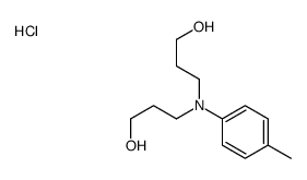 3-[N-(3-hydroxypropyl)-4-methylanilino]propan-1-ol,hydrochloride Structure