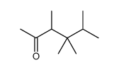 3,4,4,5-tetramethylhexan-2-one Structure