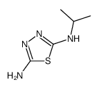1,3,4-Thiadiazole-2,5-diamine,N-(1-methylethyl)- (9CI)结构式