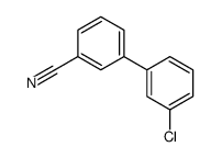 3'-CHLORO[1,1'-BIPHENYL]-3-CARBONITRILE结构式