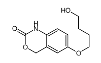 6-(4-hydroxybutoxy)-1,4-dihydro-3,1-benzoxazin-2-one Structure