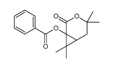 (3,3,7,7-tetramethyl-5-oxo-4-oxabicyclo[4.1.0]heptan-6-yl) benzoate结构式