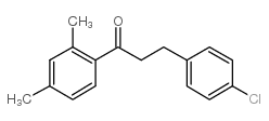 3-(4-CHLOROPHENYL)-2',4'-DIMETHYLPROPIOPHENONE结构式