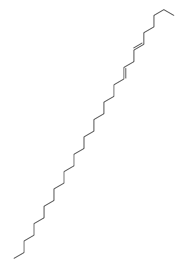 hentriaconta-6,9-diene Structure