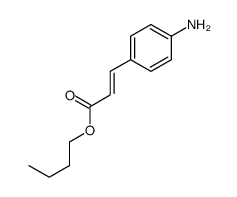 butyl 3-(4-aminophenyl)prop-2-enoate Structure