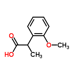 2-(2-METHOXYPHENYL)PROPANOIC ACID Structure