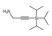 3-tri(propan-2-yl)silylprop-2-yn-1-amine Structure