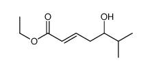 ethyl 5-hydroxy-6-methylhept-2-enoate Structure