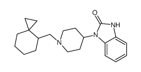 3-[(1-spiro[2.5]oct-4-ylmethyl)piperidin-4-yl]-1,3-dihydro-2H-benzimidazol-2-one Structure