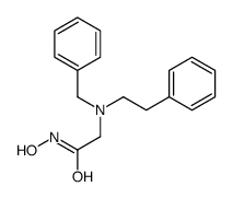 2-[benzyl(2-phenylethyl)amino]-N-hydroxyacetamide结构式