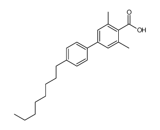 2,6-dimethyl-4-(4-octylphenyl)benzoic acid结构式